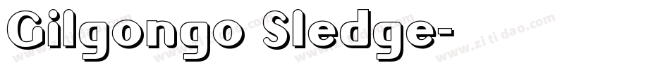 Gilgongo Sledge字体转换